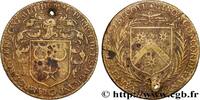 FRANCE Jeton en cuivre jaune 26, Charles de Perrochel NOBLESSE DU MAINE n.d. (27mm, 6,99g, 6h) -