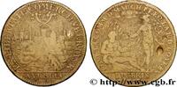 FRANCE Communauté des marchands de la Loire L'ORLÉANAIS - Noblesse et villes 1653 (28mm, 8,81g, 6h) -