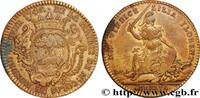FRANCE Jeton Lt 30, Pierre-Édouard Colas de Mondru, maire L'ORLÉANAIS - Noblesse et villes 1745 (30,5mm, 7,29g, 6h) -