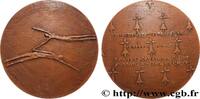 FRANCE Médaille pour la ligne SNCF Le Mans-Rennes TRANSPORTS Monnaie de Paris 1965 (67,5mm, 139,53g, 12h) -