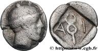 Classique 1 (480 à 400 avant J.C.) Diobole THRACE - AENOS Aenos (Ainos), Thrace c. 465-460 AC. (11,5mm, 1,19g, 5h) -