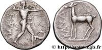 Classique 1 (480 à 400 avant J.C.) Statère, nomos ou didrachme BRUTTIUM - CAULONIA Caulonia c. 475-425 AC. (21mm, 7,66g, 9h) -