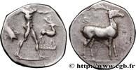 Classique 1 (480 à 400 avant J.C.) Statère, nomos ou didrachme BRUTTIUM - CAULONIA Caulonia c. 480 AC. (23mm, 7,56g, 3h) -