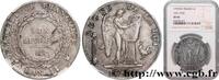 FRANCE Six livres dit au génie LA CONVENTION Marseille 1793 (37,5mm, g, 6h) -