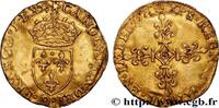 FRANCE Demi-écu d'or au soleil, 1er type CHARLES IX Poitiers 1572 (18,5mm, 1,74g, 11h) -