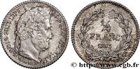 FRANCE 1/4 franc Louis-Philippe LOUIS-PHILIPPE Ier Paris 1843 (15mm, 1,23g, 6h) -