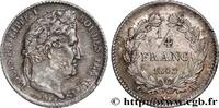 FRANCE 1/4 franc Louis-Philippe LOUIS-PHILIPPE Ier Lille 1843 (15mm, 1,23g, 6h) -