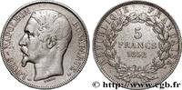 FRANCE 5 francs Louis-Napoléon DEUXIÈME RÉPUBLIQUE Strasbourg 1852 (37mm, 24,73g, 6h) -