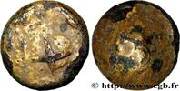 FRANCE Statère globulaire fourré à la croix SÉNONS (région de Sens) c. 100-80 AC. (13mm, 3,52g, h) -