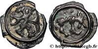 FRANCE Potin au guerrier courant et “à l’élan” RÈMES (Région de Reims) Reims (51) c. 90-50 AC. (22mm, 4,25g, 9h) -