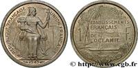 POLYNÉSIE FRANÇAISE - Océanie française Essai de 1 Franc Établissements français de l’Océa POLYNÉSIE FRANÇAISE - Océanie française Paris 1949 (23mm, 5,17g, 6h) -