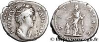 LES ANTONINS (96 après J.C. à 192 après J.C.) Denier FAUSTINE MÈRE Rome 145 (16,5mm, 3,29g, 6h) -