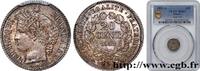 FRANCE 20 centimes Cérès, IIe République DEUXIÈME RÉPUBLIQUE Paris 1851 (15mm, 1g, 6h) -