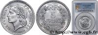 FRANCE 5 francs Lavrillier, aluminium GOUVERNEMENT PROVISOIRE DE LA RÉPUBLIQUE FRANÇAISE Castelsarrasin 1945 (31mm, g, 6h) -