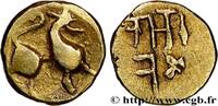 INDE - MONDE INDIEN Fanam or - Marathas de Tanjore INDE - MONDE INDIEN 1711-1727 (7mm, 0,31g, h) -