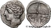 FRANCE Obole MA, tête à gauche, imitation SALYENS Marseille (13) c. 220-49 AC. (11mm, 0,48g, 1h) -