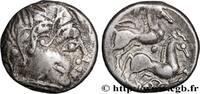 FRANCE Drachme aux deux chevaux - série A1 PICTONS / BITURIGES / CARNUTES - CENTRE-OUEST, Incertaines Ier siècle avant J.-C. (14mm, 3,40g, 12h) -