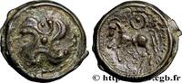 FRANCE Potin au swastika SUESSIONS (région de Soissons) c. 60-50 AC. (21mm, 4,55g, h) -