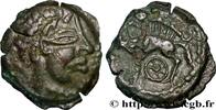 FRANCE Bronze au sanglier de Saint-André-sur-Cailly VÉLIOCASSES (Région du Vexin normand) c. 60-50 AC. (14,5mm, 2,29g, 7h) -