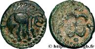 FRANCE Bronze au sanglier et au fleuron VÉLIOCASSES (Région du Vexin normand) c. 50-40 AC. (14mm, 1,90g, h) -