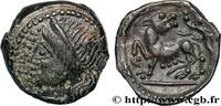 FRANCE Bronze PIXTILOS classe II à la louve et au lézard CARNUTES (Région de la Beauce) Chartres (28) c. 40-30 AC. (17mm, 3,70g, 1h) -