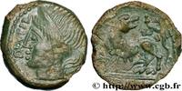 FRANCE Bronze PIXTILOS classe II à la louve et au lézard CARNUTES (Région de la Beauce) Chartres (28) c. 40-30 AC. (16,5mm, 3,16g, 11h) -