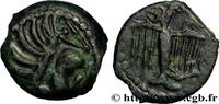 FRANCE Bronze à l'oiseau et à la roue CARNUTES (Région de la Beauce) Chartres (28) c. 52 AC (15mm, 2,78g, 7h) -
