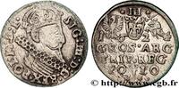 POLOGNE - ROYAUME DE POLOGNE - SIGISMOND III VASA Trois groschen ou trojak koronny POLOGNE - ROYAUME DE POLOGNE - SIGISMOND III VASA Cracovie 1624 (19mm, 2,04g, 9h) -