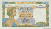FRANCE 500 Francs LA PAIX FRANCE 500 Francs LA PAIX 1941 pr.SPL -