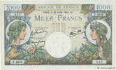 FRANCE 1000 Francs COMMERCE ET INDUSTRIE FRANCE 1000 Francs COMMERCE ET INDUSTRIE 1944 SUP -