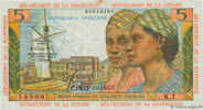 ANTILLES FRANÇAISES 5 Francs ANTILLES FRANÇAISES 5 Francs 1964 pr.NEUF -
