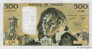 FRANCE 500 Francs PASCAL FRANCE 500 Francs PASCAL 1987 pr.NEUF -