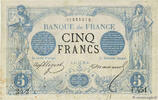 FRANCE 5 Francs NOIR FRANCE 5 Francs NOIR 1872 TB+ -