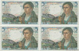 FRANCE 5 Francs BERGER Consécutifs FRANCE 5 Francs BERGER Consécutifs 1943 NEUF -