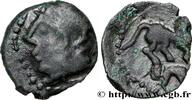 FRANCE Bronze au cheval et au sanglier CARNUTES (Région de la Beauce) Chartres (28) c. 60-40 AC. (16mm, 1,78g, 4h) -