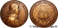 FRANCE Médaille, Cardinal Mazarin, Efforts vains et murmu PERSONNAGES Monnaie de Paris (1659) (61,5mm, 111,26g, 12h) -