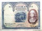 ESPAGNE 500 Pesetas ESPAGNE 500 Pesetas 1927 TTB -