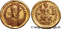 LA FIN DE L'EMPIRE(363 après J.C. à 476 après J.C. Solidus THÉODOSE II Constantinople 408-420 (20mm, 4,37g, 6h) -