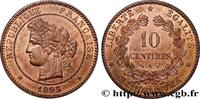 FRANCE 10 centimes Cérès TROISIÈME RÉPUBLIQUE Paris 1895 (30mm, 9,85g, 6h) -