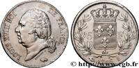 FRANCE 5 francs Louis XVIII, tête nue LOUIS XVIII Limoges 1816 (37mm, 24,86g, 6h) -