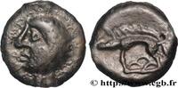 FRANCE Potin à la tête chauve HAUTE ET MOYENNE SEINE Ier siècle avant J.-C. (18mm, 4,18g, 3h) -