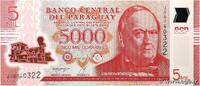 PARAGUAY 5000 Guaranies PARAGUAY 5000 Guaranies 2022 NEUF -