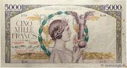 FRANCE 5000 Francs VICTOIRE Taille Douce FRANCE 5000 Francs VICTOIRE Taille Douce 1935 TB+ -
