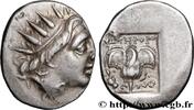 Hellénistique 2 (188 à 30 avant J.C.) Drachme plinthophore CARIE - ÎLES DE CARIE - RHODES Rhodes, Carie c. 88-84 AC. (15,5mm, 2,47g, 12h) -