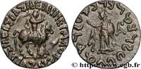 LES TERRITOIRES PÉRIPHÉRIQUES (ARABO-BYZANTINES, C Drachme bilingue SCYTHIE - ROYAUME INDO-SCYTHE - AZÈS Taxila c. 55-35 AC (16mm, 1,70g, 12h) -