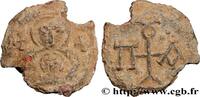 LA DYNASTIE HÉRACLIIDE (602-717) Sceau en plomb BYZANCE - SIGILLOGRAPHIE Constantinople Ve-VIIIe siècle (21,5mm, 7,71g, 12h) -