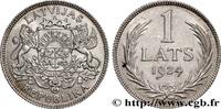 LETTONIE 1 Lats emblème LETTONIE 1924 (23mm, 4,99g, 12h) -