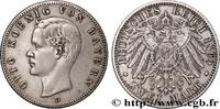 ALLEMAGNE - BAVIÈRE 2 Mark Otto / aigle ALLEMAGNE - BAVIÈRE Munich - D 1899 (28mm, 11,09g, 12h) -