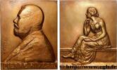 FRANCE Plaquette, Pierre Nivert PERSONNAGES n.d. (89mm, 269,84g, 12h) -