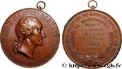 FRANCE Médaille, Major Martin, École de la Martinière PERSONNAGES 1840 (63,5mm, 70,30g, 12h) -